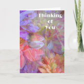 Flower Fairy dubbele belichting fantasy kunst Kaart (Voorkant)