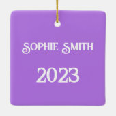 Flower Fairy dubbele belichting fantasy kunst Keramisch Ornament (Achterkant)