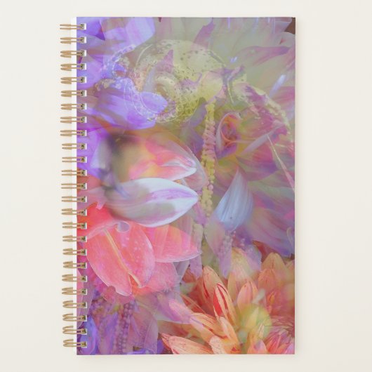 Flower Fairy dubbele belichting fantasy kunst Planner (Voorkant)