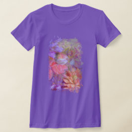 Flower Fairy dubbele belichting fantasy kunst T-shirt