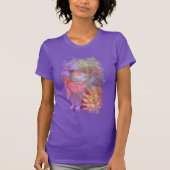 Flower Fairy dubbele belichting fantasy kunst T-shirt (Voorkant)