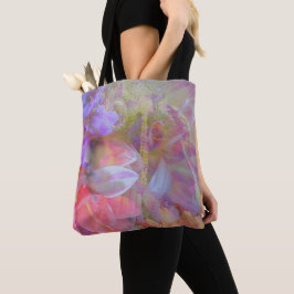 Flower Fairy dubbele belichting fantasy kunst Tote Bag