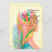  Flower Fairy Flat Kaart (Voorkant / Achterkant)