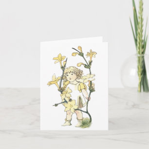 Flower Fairy gevouwen Note Kaart