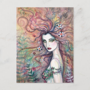 Flower Fairy Goddess Chloris Briefkaart