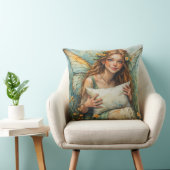 Flower Fairy Holding Pillow Kussen (Stoel)