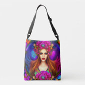 Flower Fairy Queen Crossbody Tas (Achterkant)