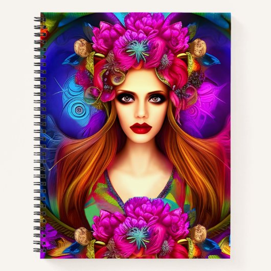 Flower Fairy Queen Notitieboek (Voorkant)