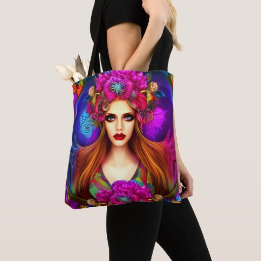 Flower Fairy Queen Tote Bag (Dichtbij)