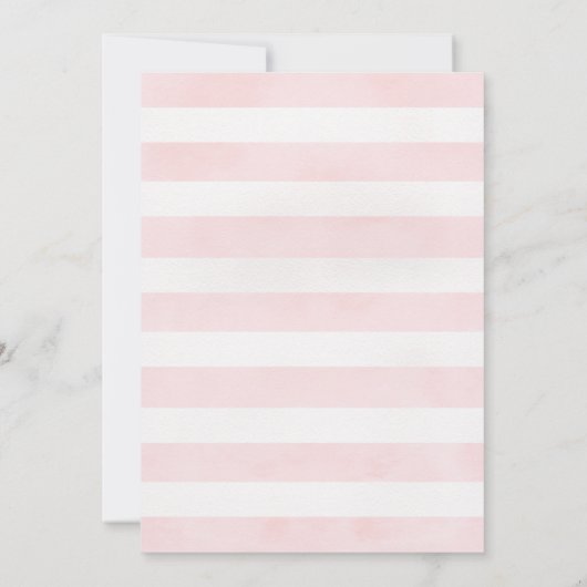 Flower Fairy verjaardagsuitnodiging Kaart (Achterkant)