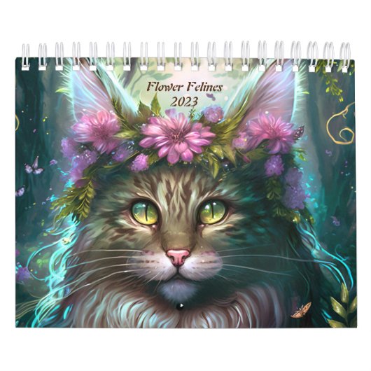 Flower Felines 2023 Kalender (Hoes)