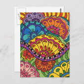 Flower Fest #3 Briefkaart (Voorkant / Achterkant)