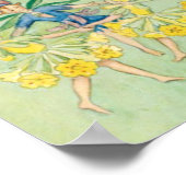 Flower Festival door Elsa Beskow Poster (Hoek)