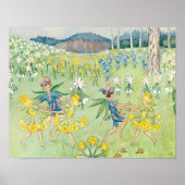 Flower Festival door Elsa Beskow Poster (Voorkant)