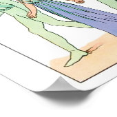 Flower Festival door Elsa Beskow Poster (Hoek)