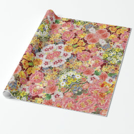 Flower Festival Wrapping Paper Cadeaupapier