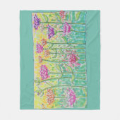 Flower Field Fleece Deken (Voorkant)
