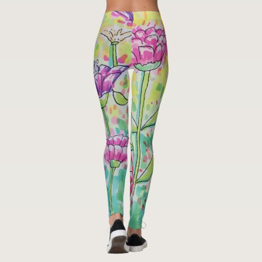 Flower Field Leggings (Achterkant)