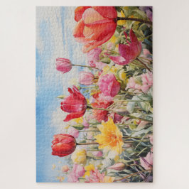 Flower Field puzzel, 1014 stuks. 30"x20" Legpuzzel