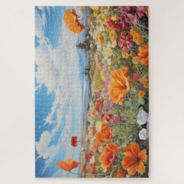 Flower Field puzzel, 1014 stuks. 30"x20" Legpuzzel