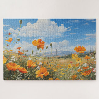 Flower Field puzzel, 1014 stuks. 30"x20" Legpuzzel