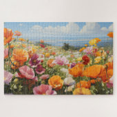 Flower Field puzzel, 1014 stuks. 30"x20" Legpuzzel (Horizontaal)