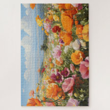 Flower Field puzzel, 1014 stuks. 30"x20"