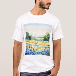 Flower field t-shirt