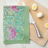 Flower Field Theedoek (Quarter Fold)