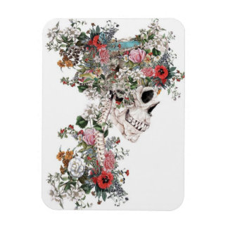 Flower-filled Skeleton Magneet