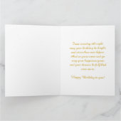 Flower, Fine Art Alphonse Mucha Verjaardag Kaart (Binnen)