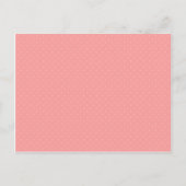 Flower Fizz Roze & Sinaasappel · Baby shower Uitno Uitnodiging Briefkaart (Achterkant)