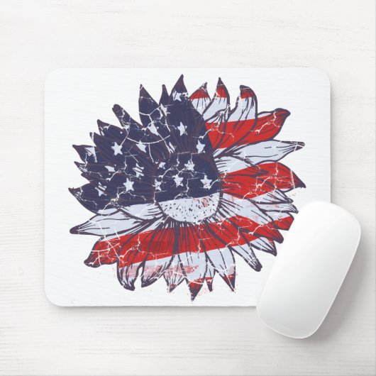 Flower Flag Muismat (Met muis)