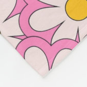 Flower Fleece Deken (Hoek)