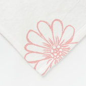 flower fleece deken (Hoek)