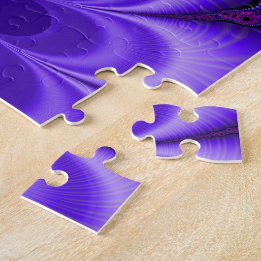 Flower Fractal Jigsaw Puzzle Legpuzzel (Zijkant)