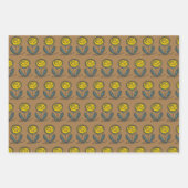 Flower frenzy arty en helder inpakpapier (Voorkant 3)