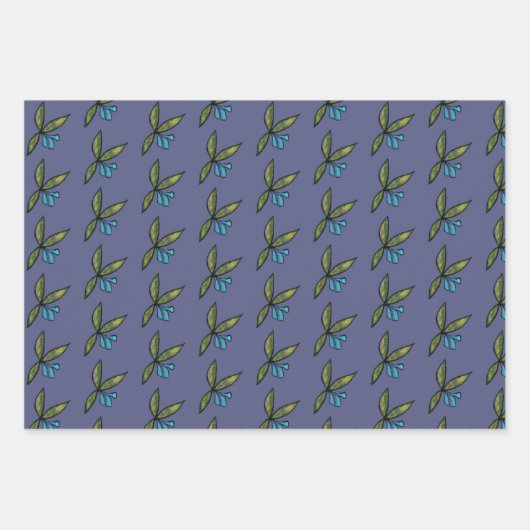 Flower frenzy arty en helder inpakpapier (Voorkant)