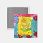 Flower Fun Magnet (Voorkant / Achterkant)