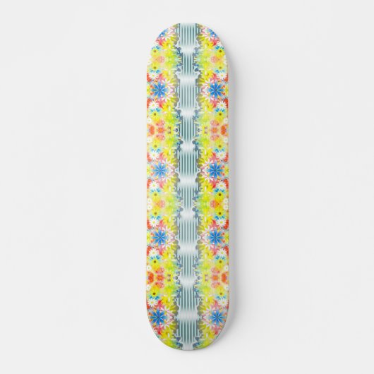 Flower Fusion (Skateboard Deck) Persoonlijk Skateboard (Voorkant)
