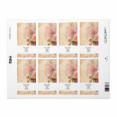 Flower Garden 403a Rustieke Rozen Etiket (Full Sheet)