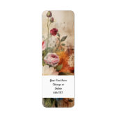 Flower Garden 404c Rozen knoppen Etiket (Voorkant)