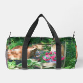 Flower Garden Antieke stoel gepersonaliseerd Plunjezak (Achterkant)