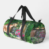 Flower Garden Antieke stoel gepersonaliseerd Plunjezak (Rechterhoek)