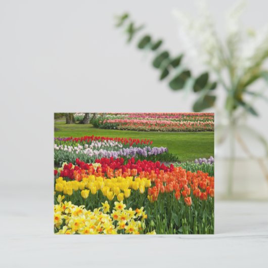 Flower Garden Briefkaart (Staand voorkant)