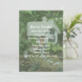 Flower Garden Cottage Painting Party Kaart (Staand voorkant)