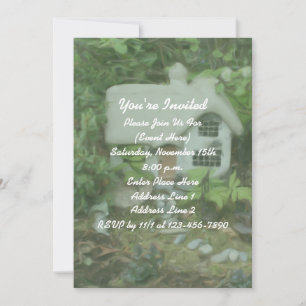 Flower Garden Cottage Painting Party Kaart