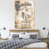 Flower Garden  Design op doek Canvas Afdruk (Insitu (Slaapkamer))