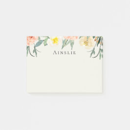 Flower Garden gepersonaliseerde Post-it Notes