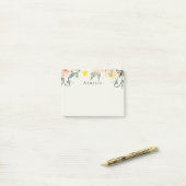 Flower Garden gepersonaliseerde Post-it Notes (Op bureau)